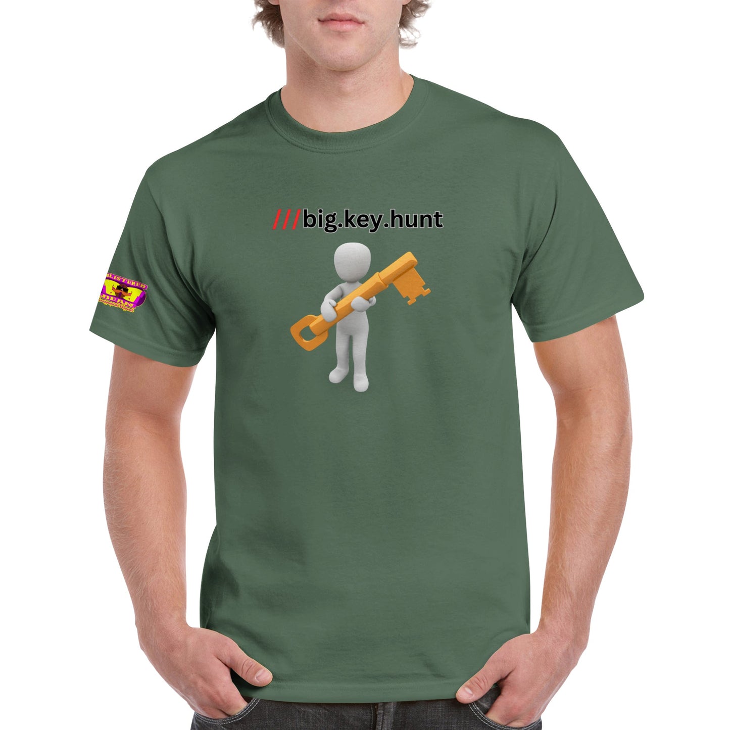 big.key.hunt Heavyweight Unisex Crewneck T-shirt