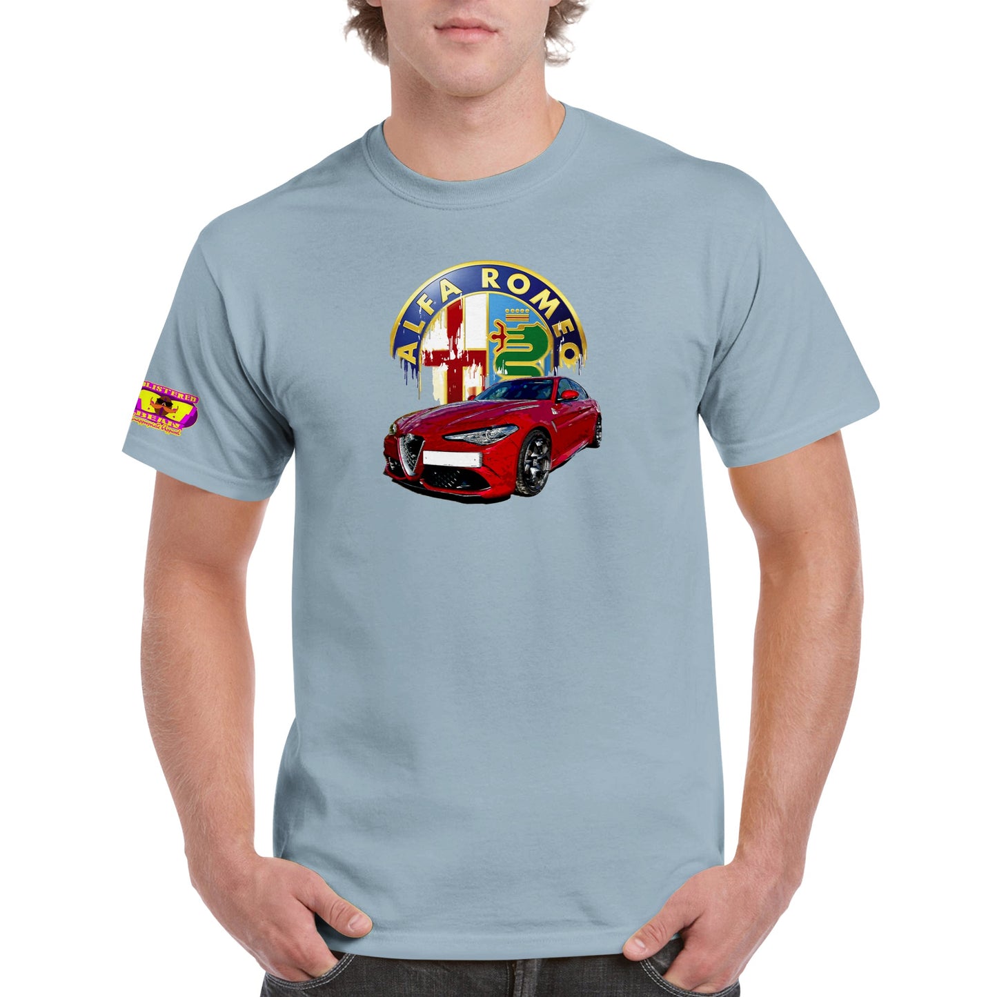 Alfa Romeo Heavyweight Unisex Crewneck T-shirt