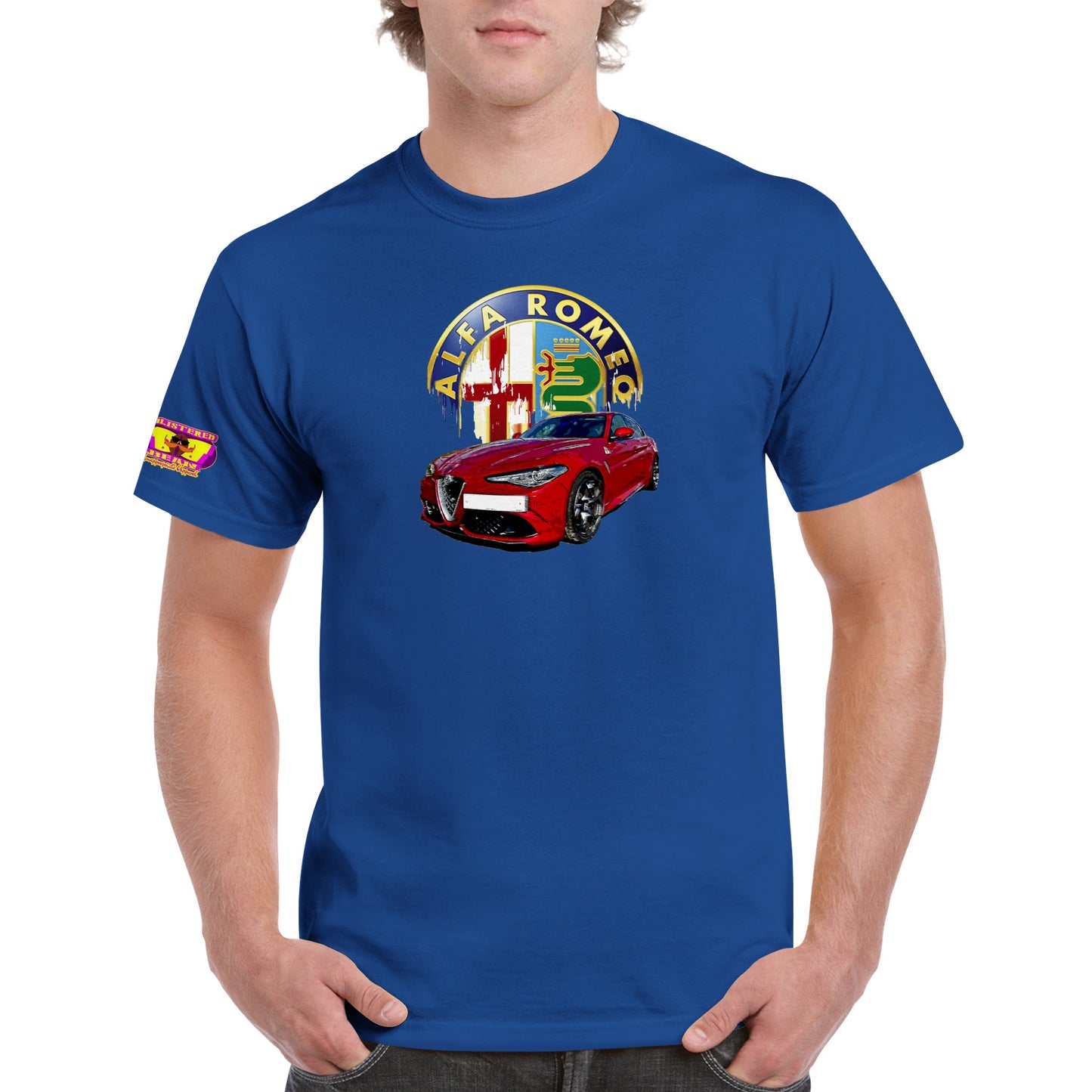 Alfa Romeo Heavyweight Unisex Crewneck T-shirt