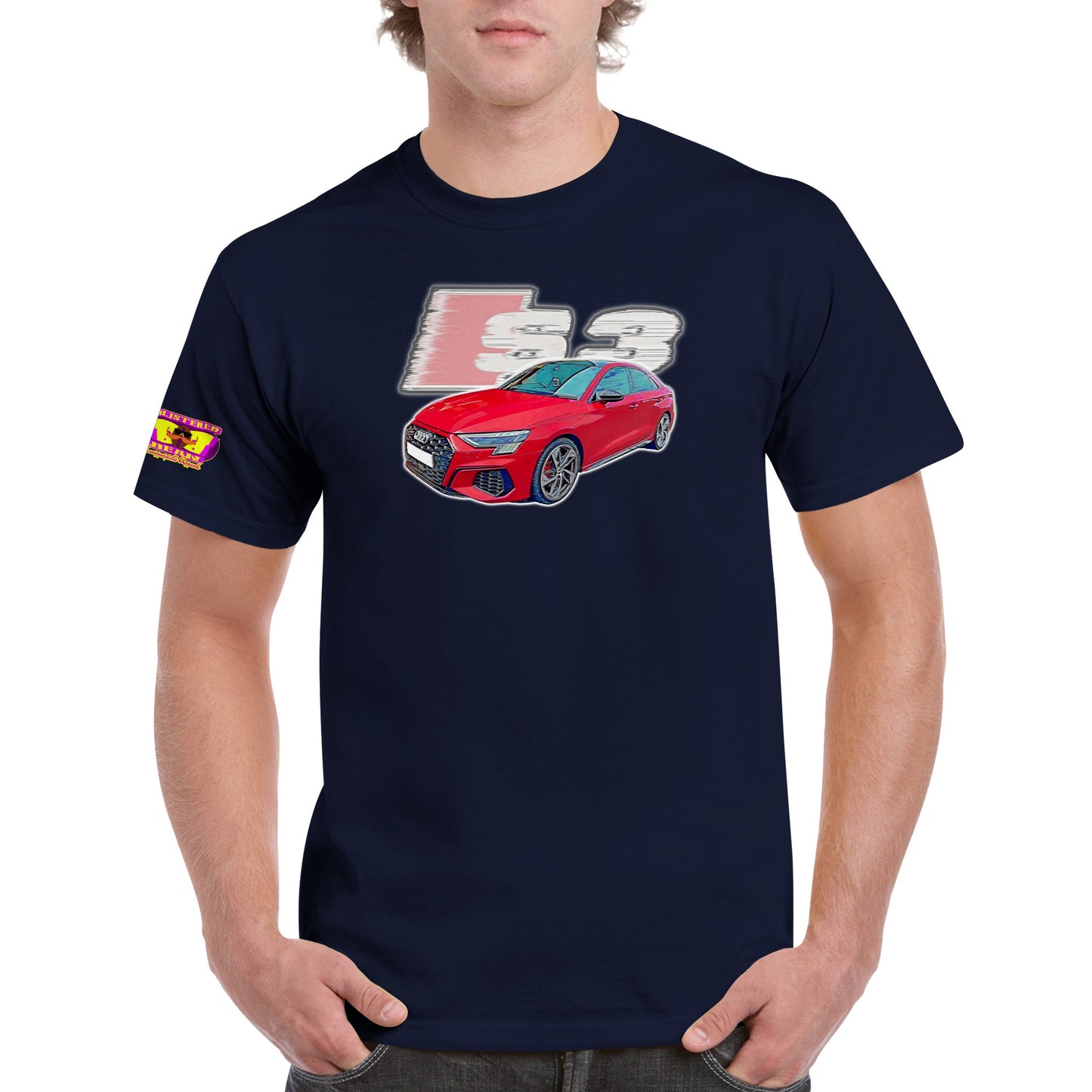 S3 THE RED BEASTIE! Heavyweight Unisex Crewneck T-shirt