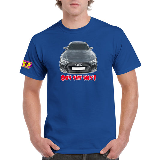 Audi A6 Out the way! Heavyweight Unisex Crewneck T-shirt