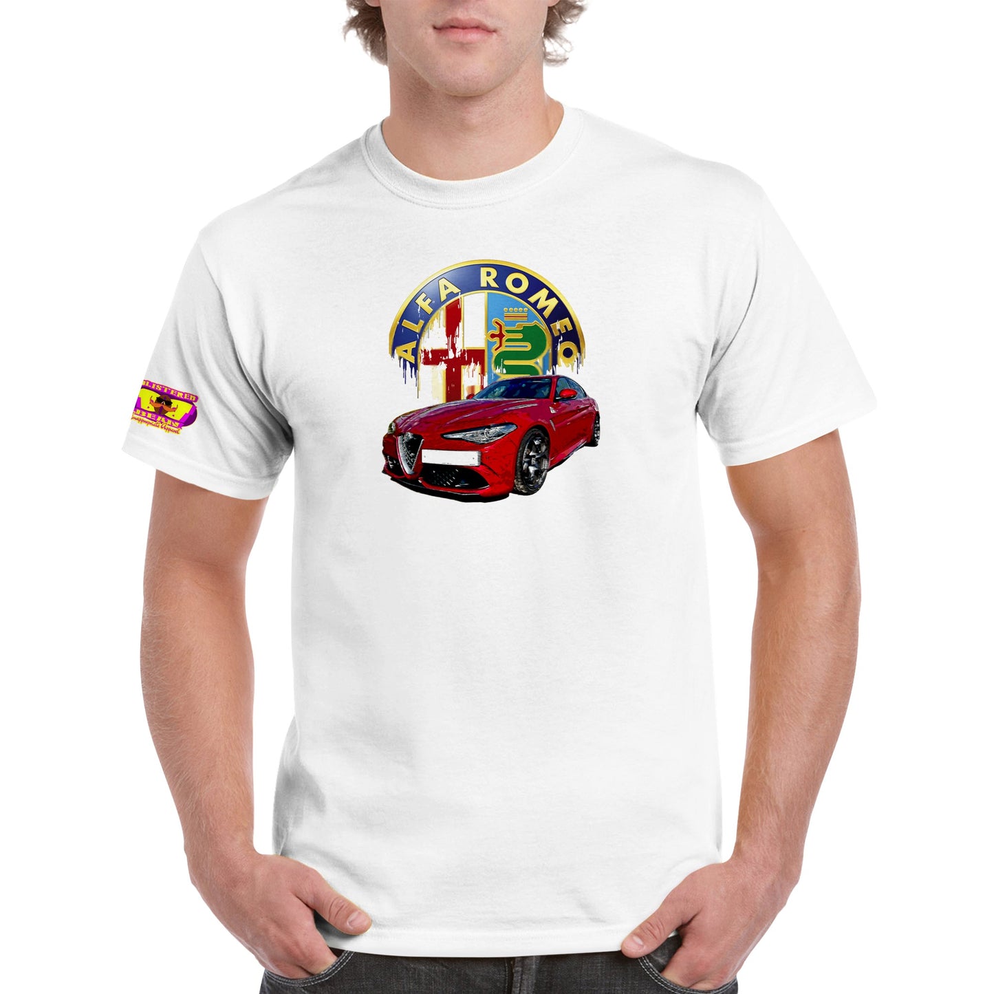 Alfa Romeo Heavyweight Unisex Crewneck T-shirt