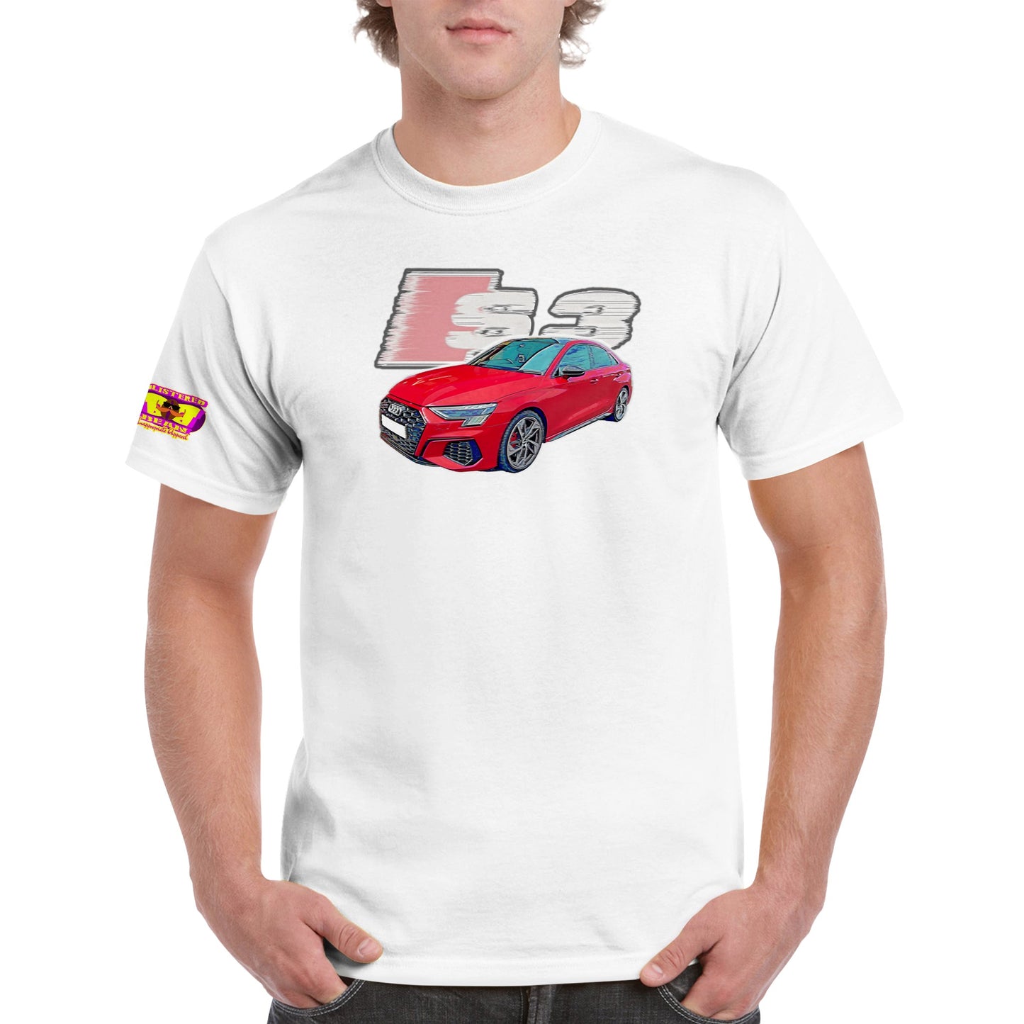 S3 THE RED BEASTIE! Heavyweight Unisex Crewneck T-shirt