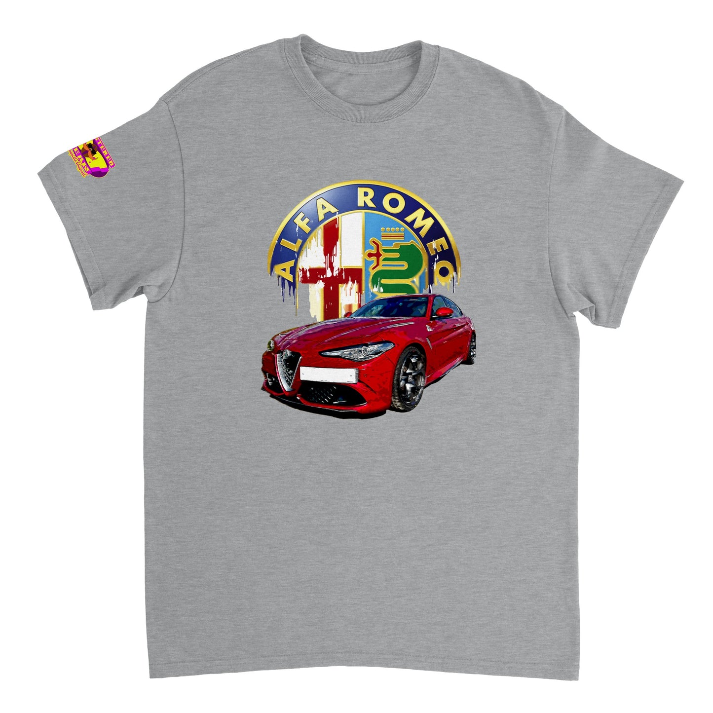 Alfa Romeo Heavyweight Unisex Crewneck T-shirt