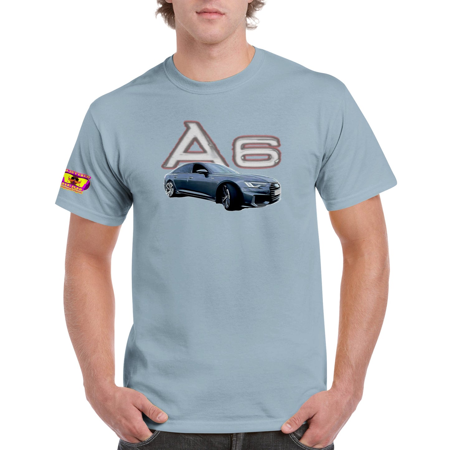 A6 The Big Shark!  Heavyweight Unisex Crewneck T-shirt