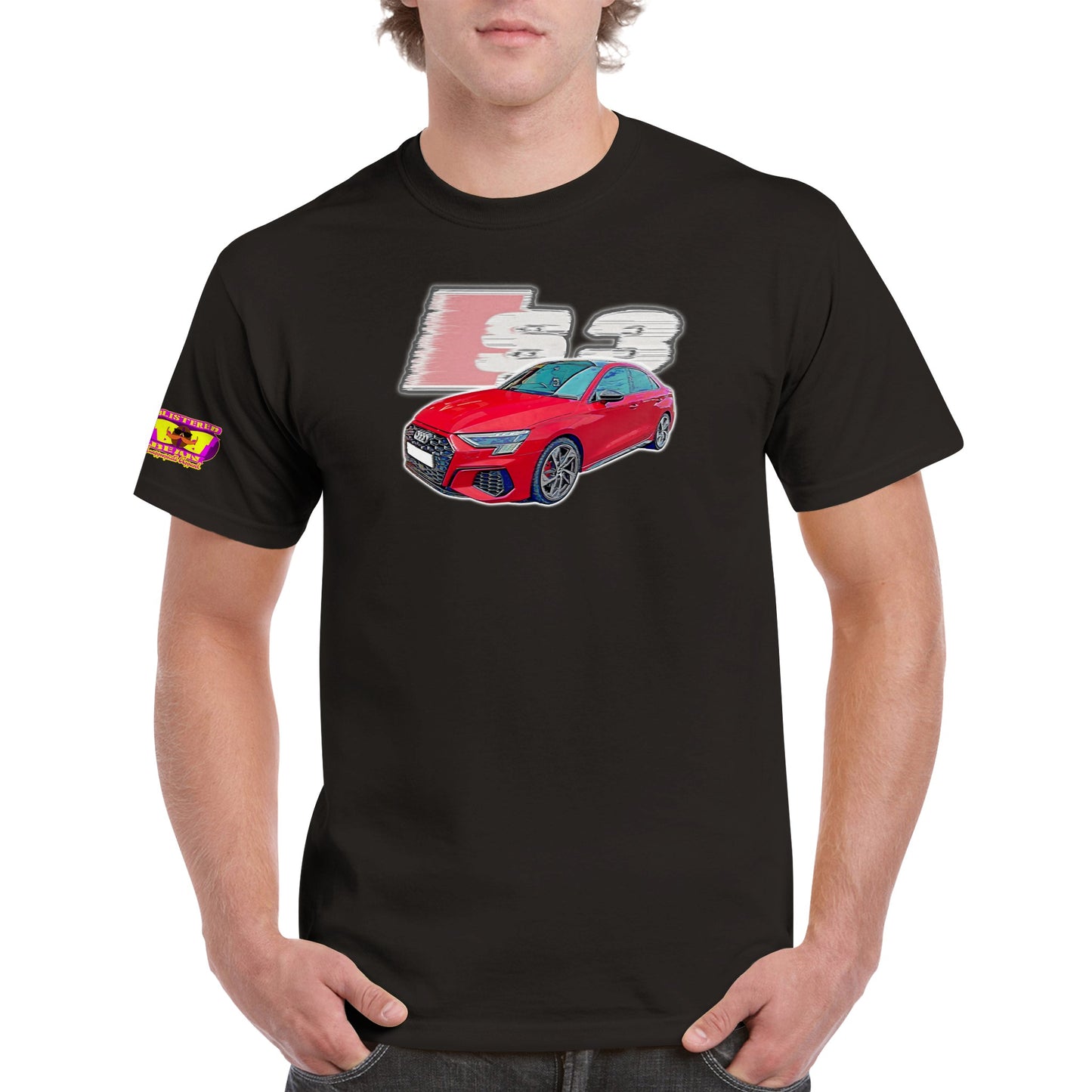 S3 THE RED BEASTIE! Heavyweight Unisex Crewneck T-shirt