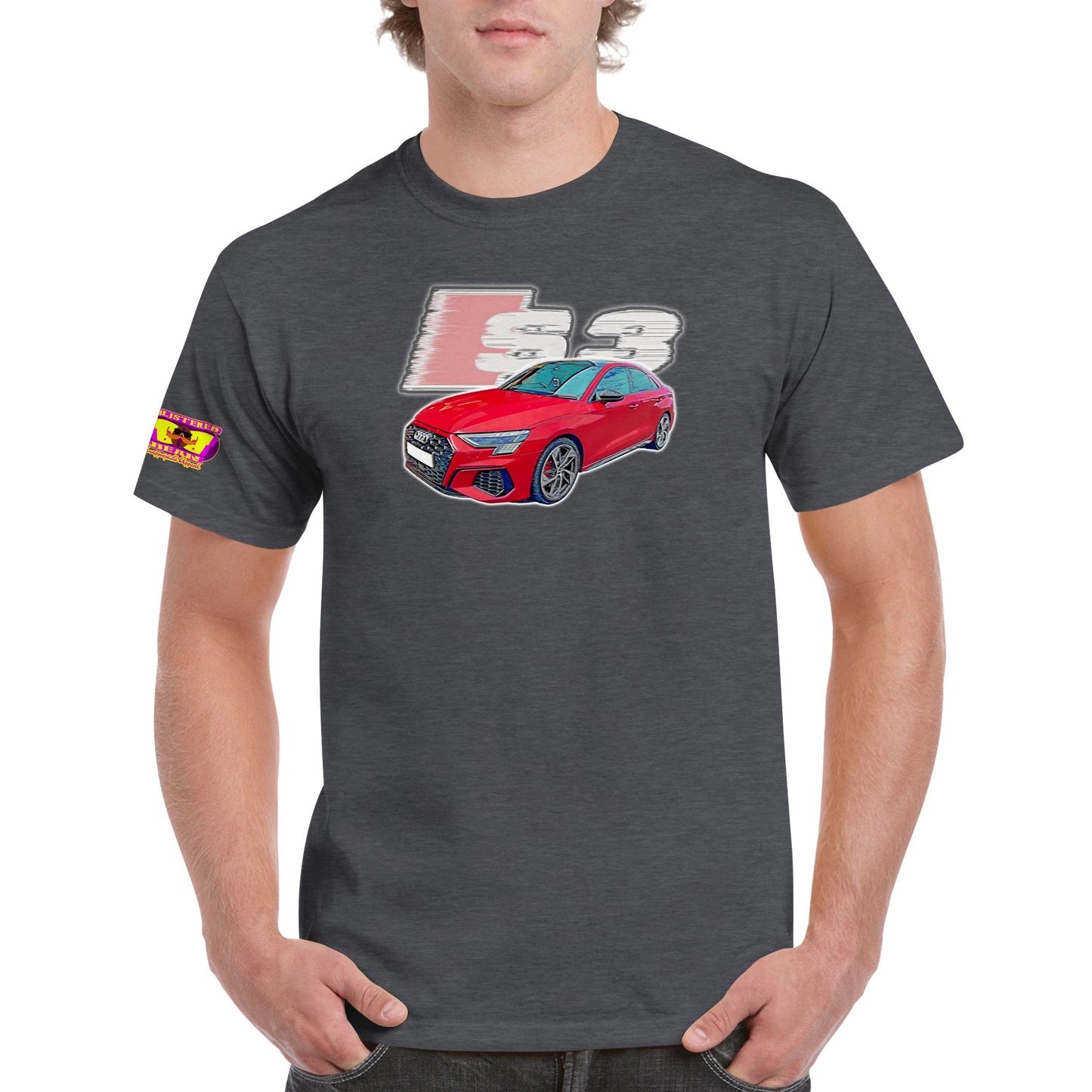 S3 THE RED BEASTIE! Heavyweight Unisex Crewneck T-shirt