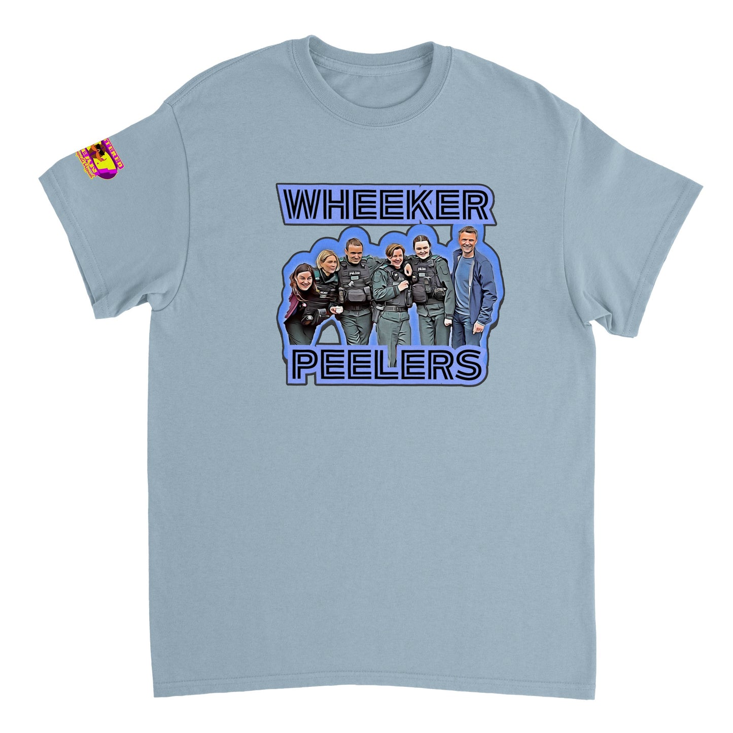 Wheeker Peelers Blue Lights season 1  Heavyweight Unisex Crewneck T-shirt