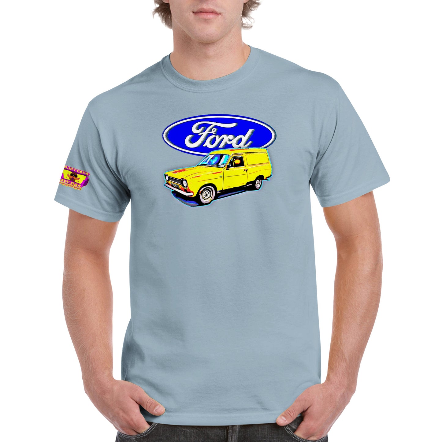 Ford Escort Van Mk1 Heavyweight Unisex Crewneck T-shirt