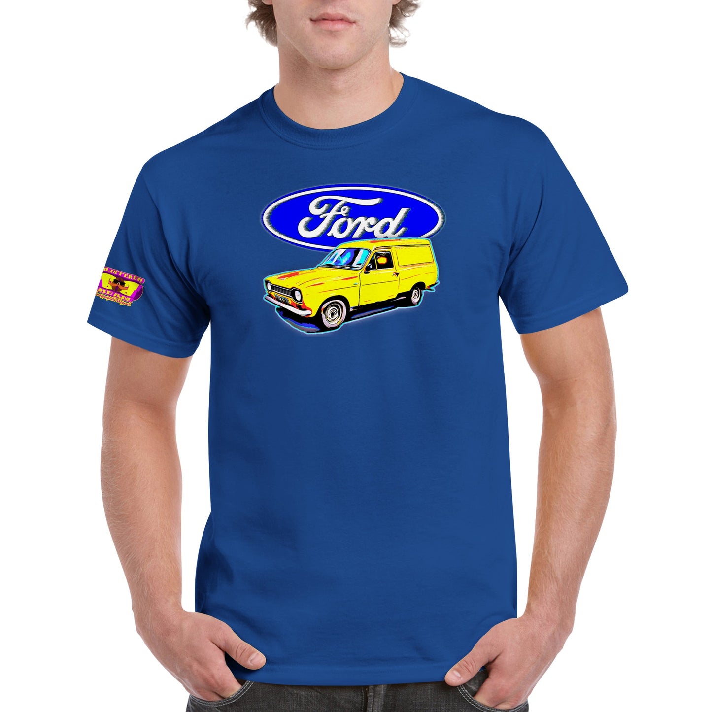 Ford Escort Van Mk1 Heavyweight Unisex Crewneck T-shirt