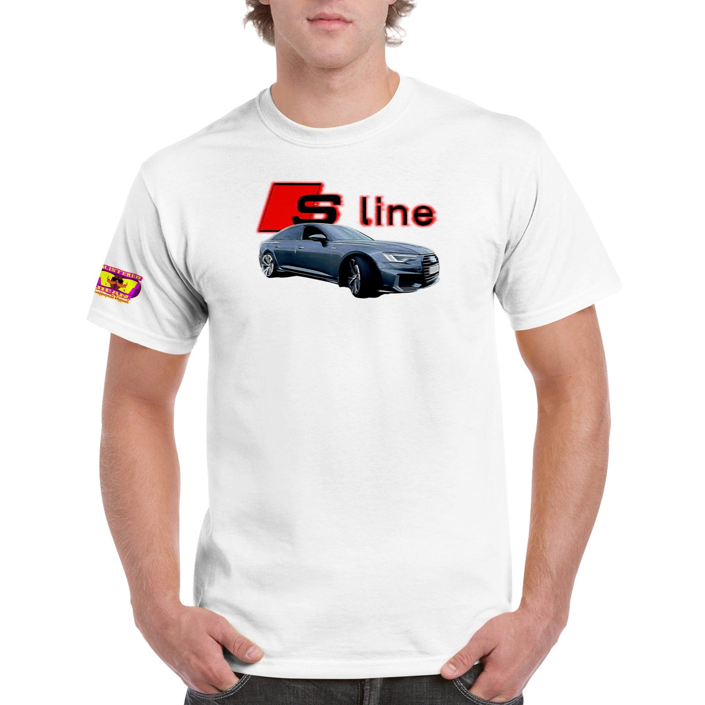 A6 S line  Heavyweight Unisex Crewneck T-shirt