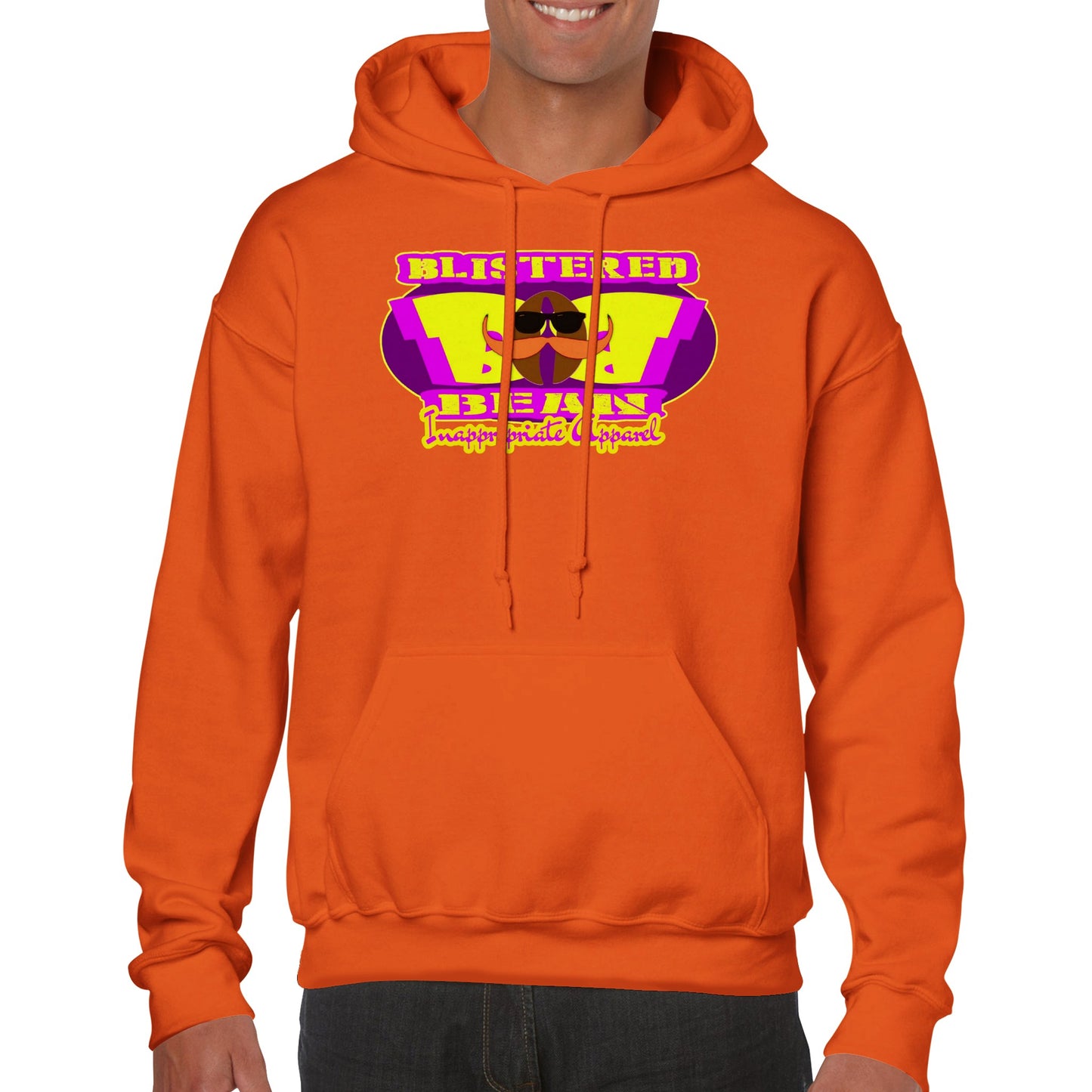 The original Blistered Bean Inappropriate Apparel Classic Unisex Pullover Hoodie