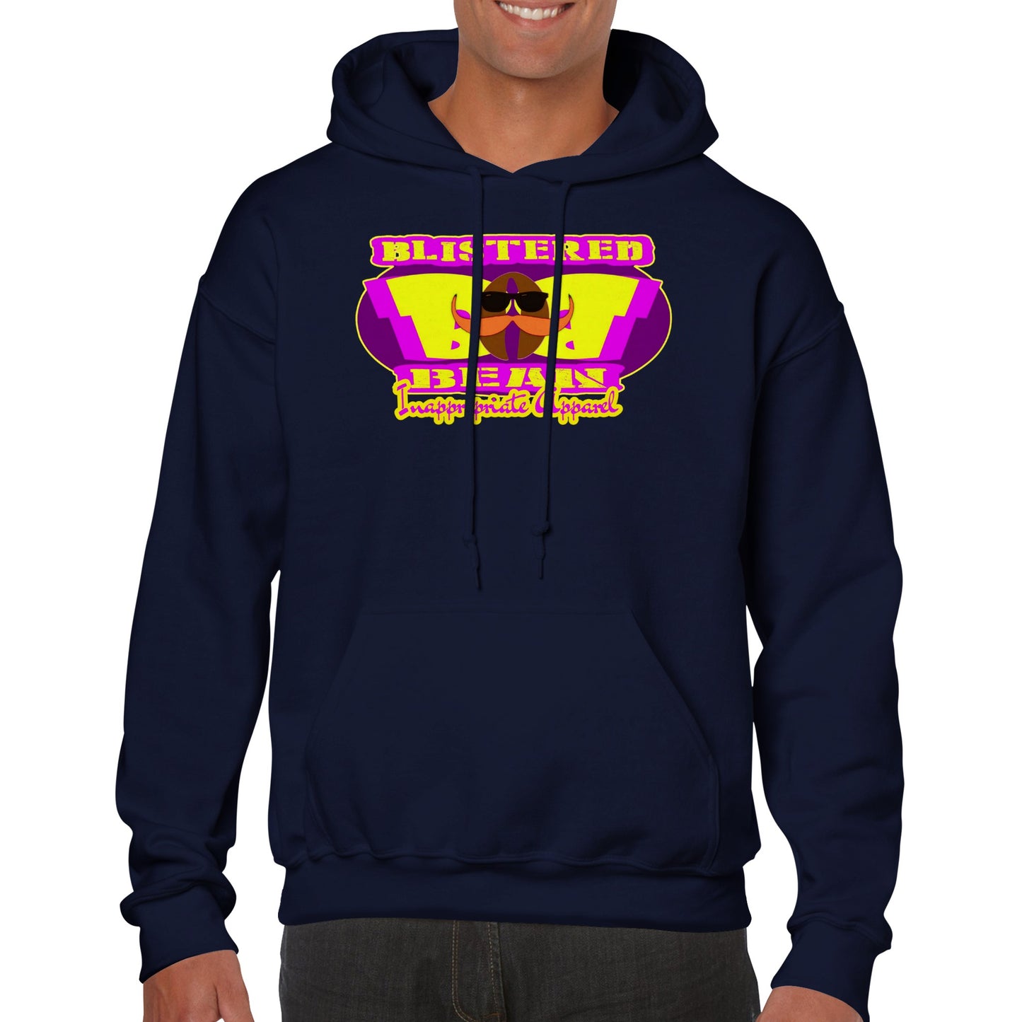 The original Blistered Bean Inappropriate Apparel Classic Unisex Pullover Hoodie