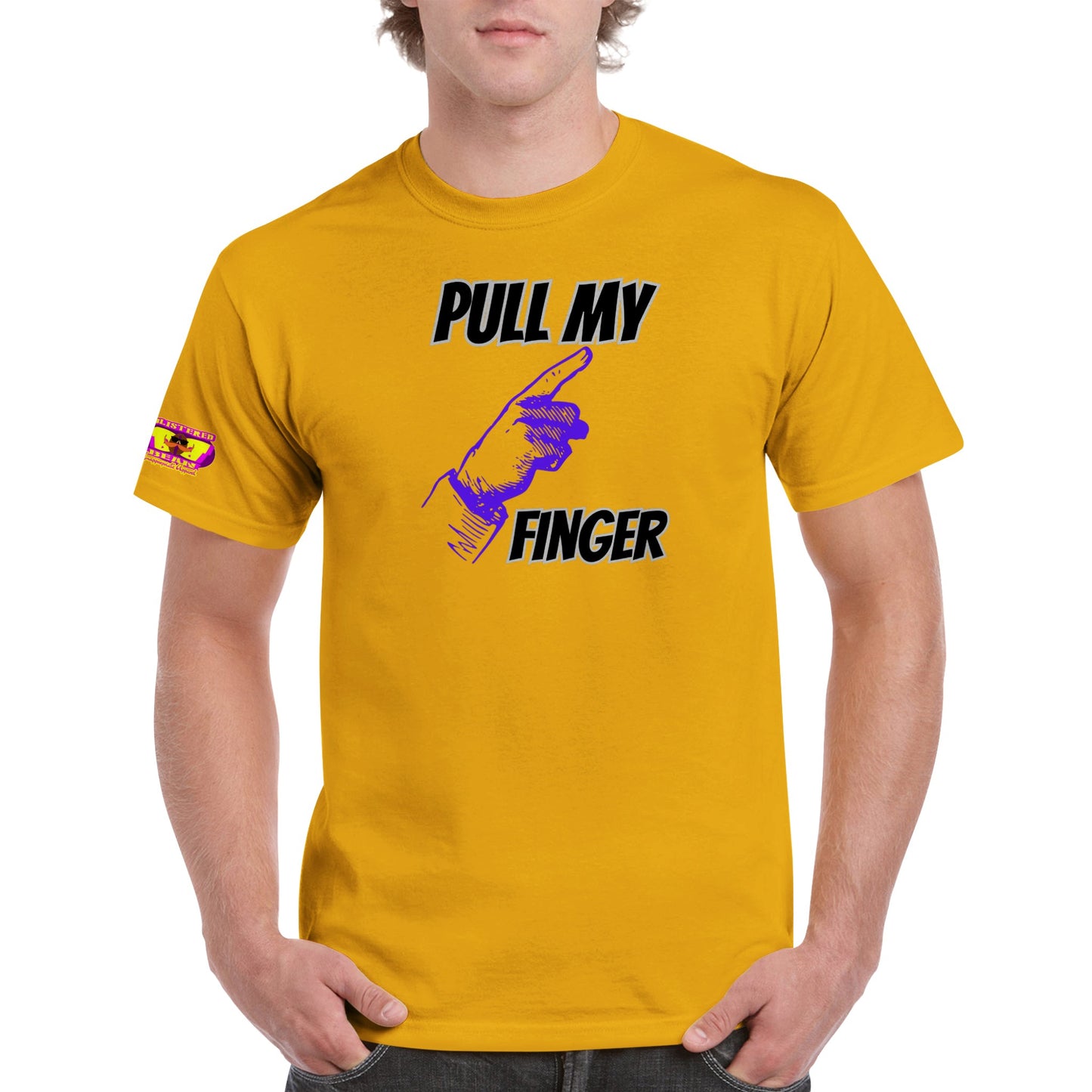 Pull My Finger Heavyweight Unisex Crewneck T-shirt