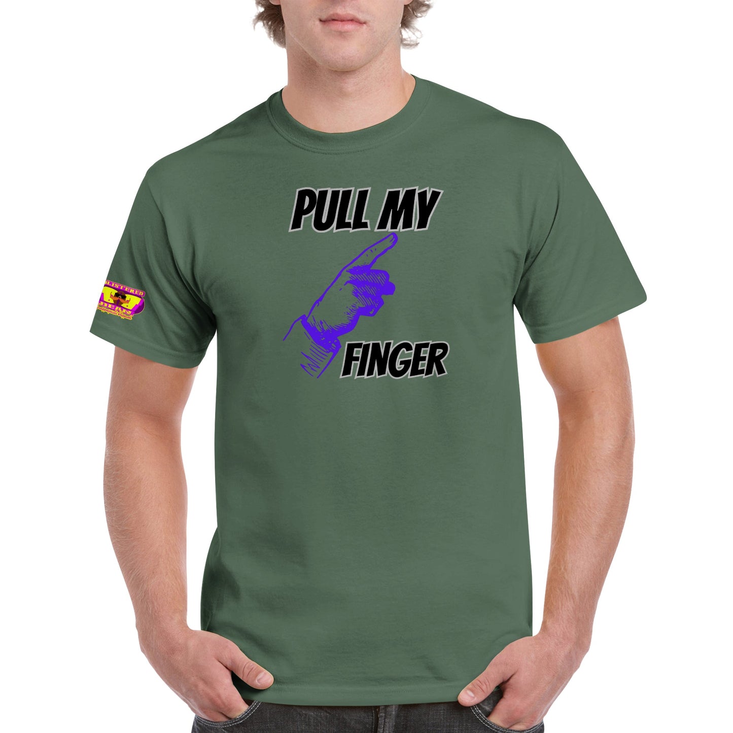 Pull My Finger Heavyweight Unisex Crewneck T-shirt