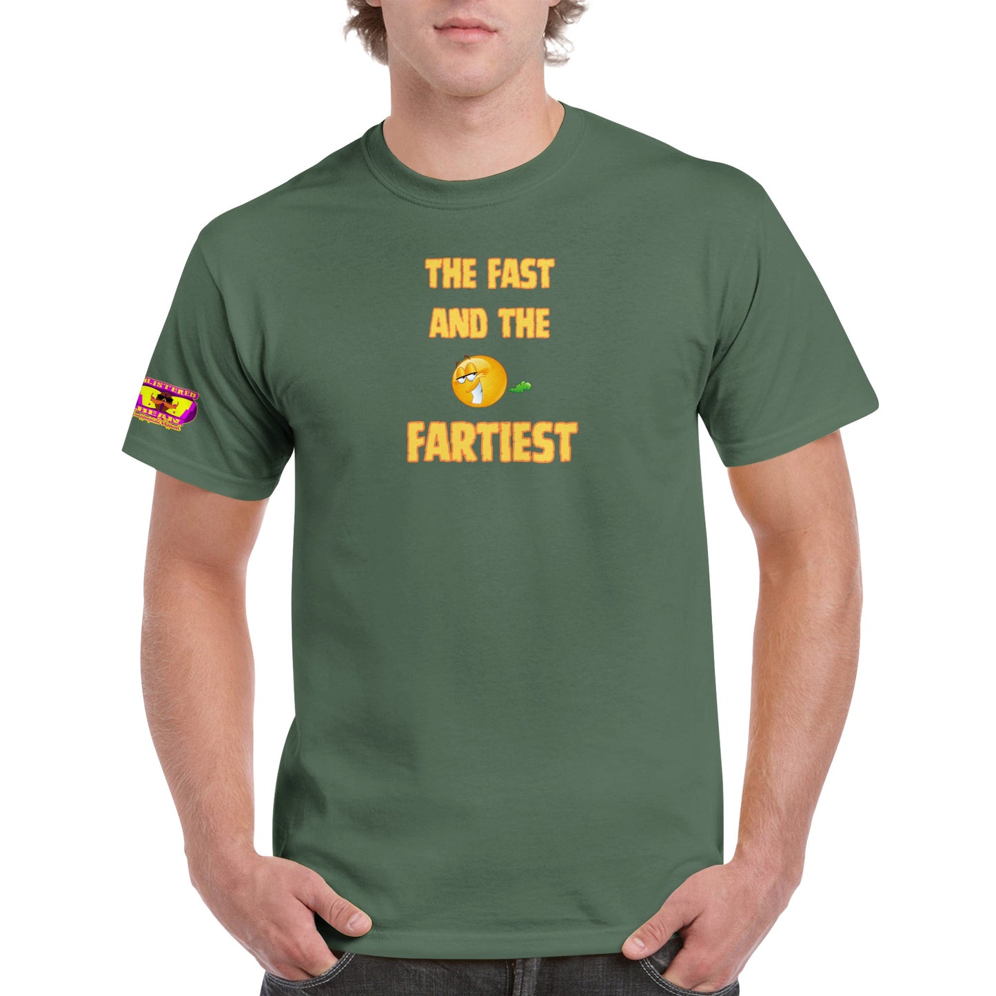 The Fast And The Fartiest Heavyweight Unisex Crewneck T-shirt