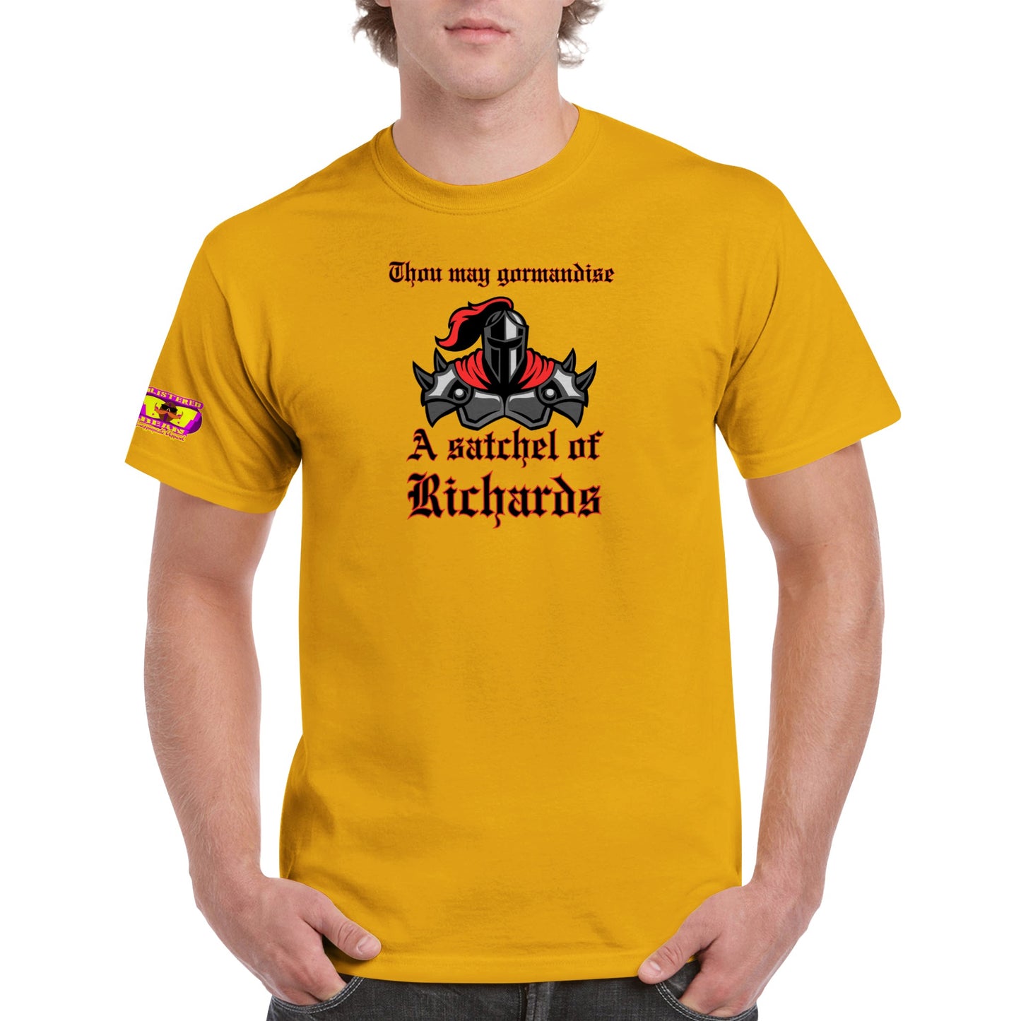 Thou may gormandise a satchel of Richards Heavyweight Unisex Crewneck T-shirt